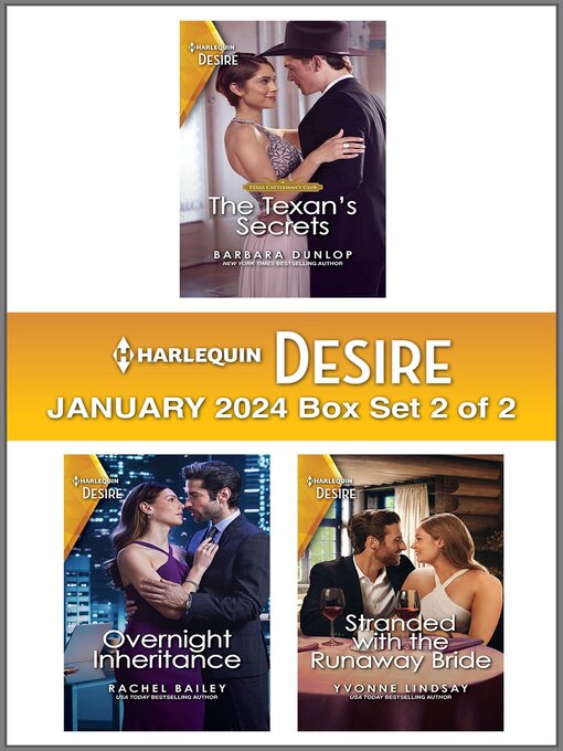 Cover image for Harlequin Desire January 2024--Box Set 2 of 2